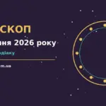 Зоряне небо у відтінках синього і фіолетового як символ щоденного гороскопу на 23 серпня