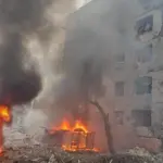 Наслідки авіаудару по Олександрівці Донецької області: зруйновані та пошкоджені багатоповерхівки, приватні будинки та