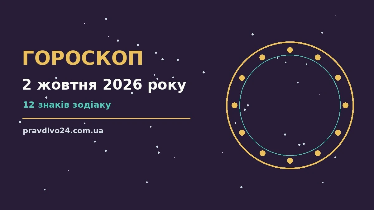 Гороскоп на 2 жовтня 2026 року: ключові моменти дня про шанси та застереження