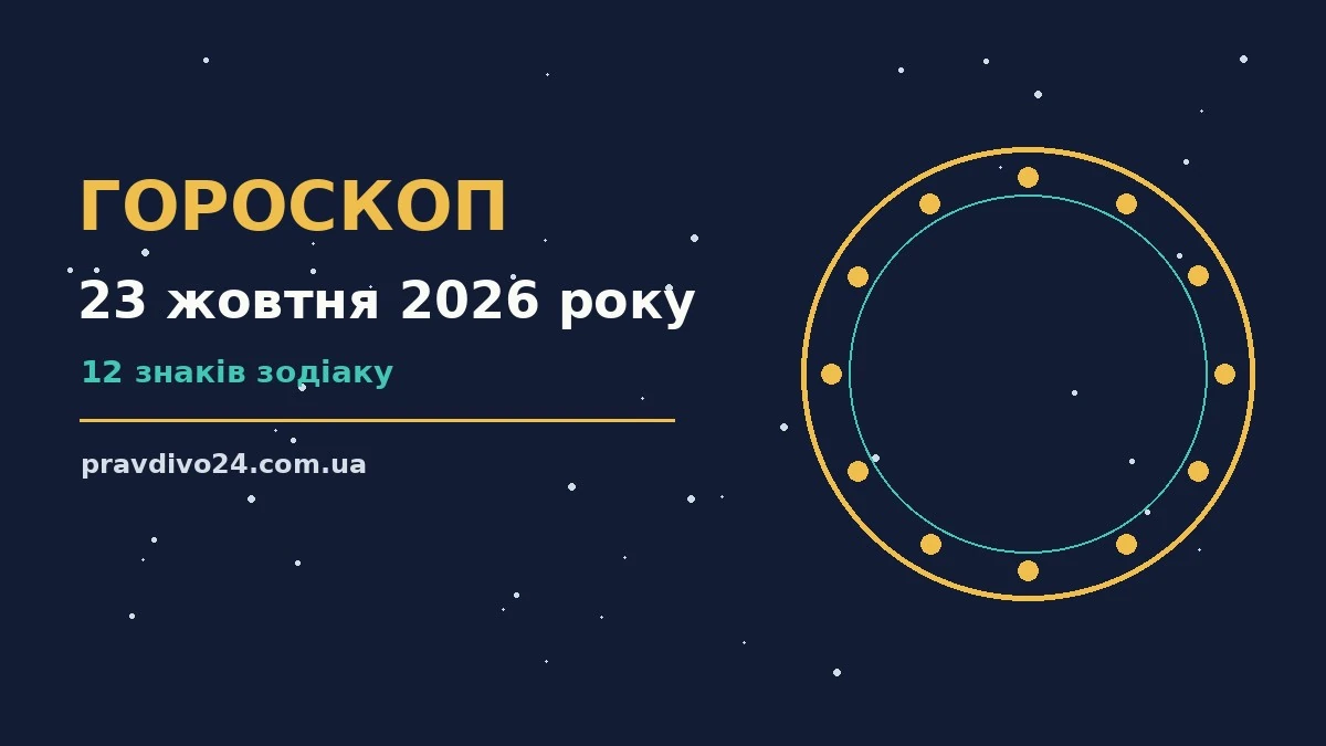Гороскоп на 23 жовтня 2026 року — кар'єра, фінанси, переговори