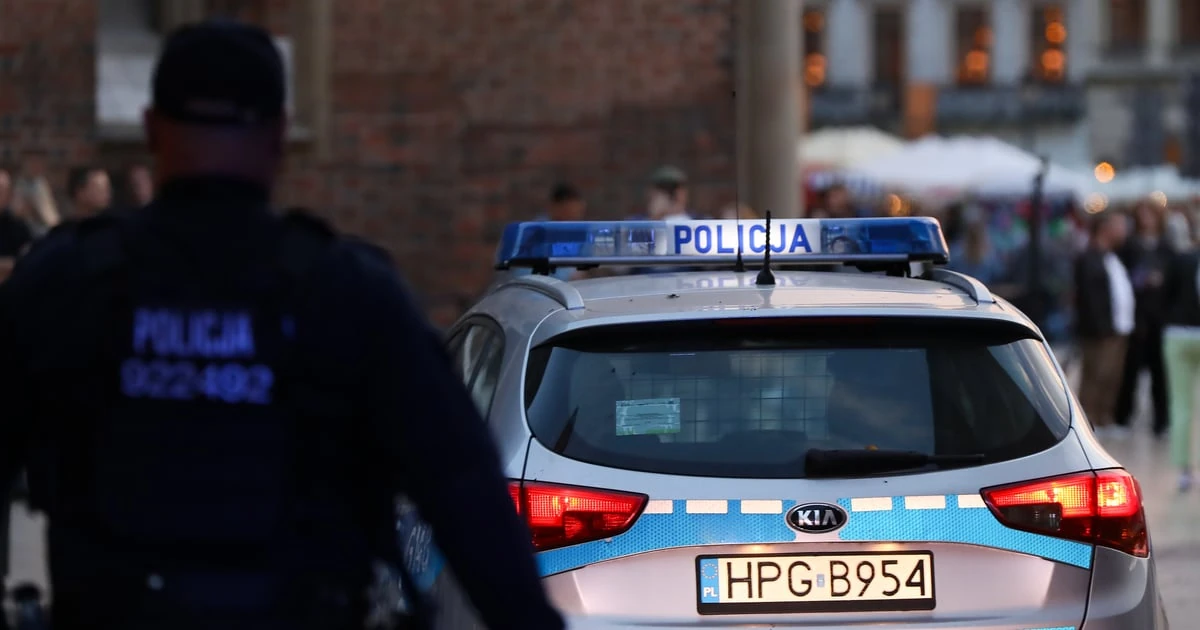 Польська поліція на місці події